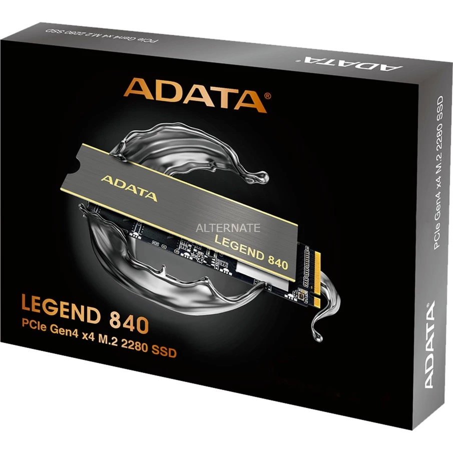 M.2 SSD ADATA LEGEND 840 512 GB, SSD (dunkelgrau/gold, PCIe 4.0 X4, NVMe 1.4, M.2 2280) 6 M.2 SSD ADATA LEGEND 840 512 GB, SSD (dunkelgrau/gold, PCIe 4.0 X4, NVMe 1.4, M.2 2280) – Bild 4