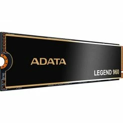 M.2 SSD ADATA LEGEND 960 1 TB, SSD (dunkelgrau/gold, PCIe 4.0 X4, NVMe 1.4, M.2 2280)