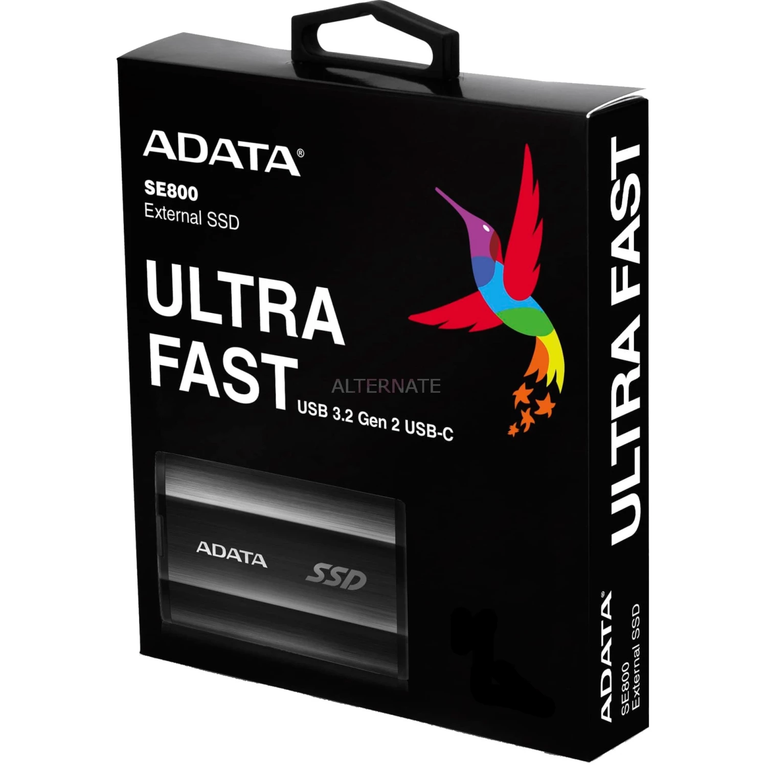 ADATA SE800 512 GB, Externe SSD (schwarz, USB-C 3.2 Gen 2 (10 Gbit/s)) 8 ADATA SE800 512 GB, Externe SSD (schwarz, USB-C 3.2 Gen 2 (10 Gbit/s)) – Bild 6