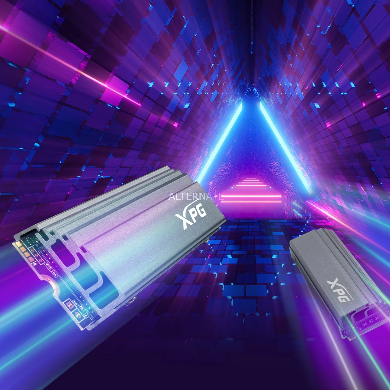 M.2 SSD ADATA XPG GAMMIX S70 2 TB, SSD (grau, PCIe 4.0 X4, NVMe 1.4, M.2 2280) 8 M.2 SSD ADATA XPG GAMMIX S70 2 TB, SSD (grau, PCIe 4.0 X4, NVMe 1.4, M.2 2280) – Bild 6