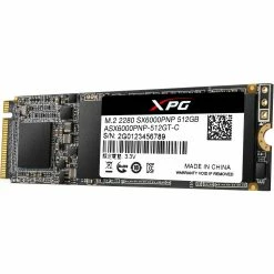 M.2 SSD ADATA XPG SX6000 Pro 512 GB, SSD (PCIe 3.0 X4, NVMe 1.3, M.2 2280)