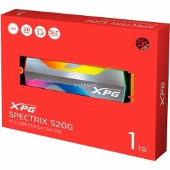M.2 SSD ADATA XPG Spectrix S20G 1 TB, SSD (aluminium, PCIe 3.0 X4, NVMe, M.2 2280) -SSD Festplatten Verkäufe ADATA XPG Spectrix S20G 1 TB SSD@@1705801 4
