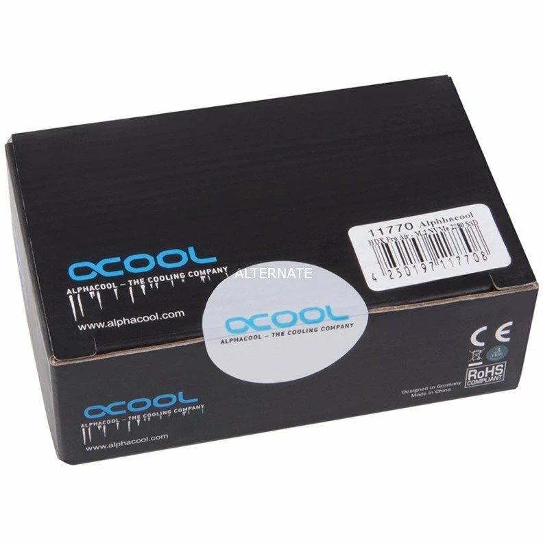 Festplattenkühler Alphacool HDX Pro Air - M.2 NVMe 2280 SSD, Kühlung (schwarz) – Bild 3