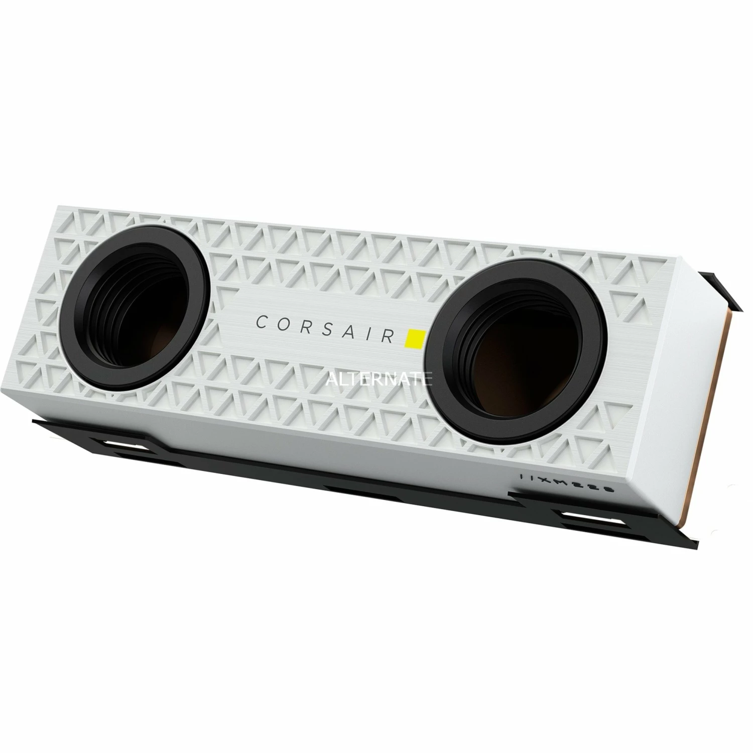 Festplattenkühler Corsair Hydro X Series XM2 M.2 SSD-Wasserkühler, Wasserkühlung (weiß, Für M.2 SSD 2280) 4 Festplattenkühler Corsair Hydro X Series XM2 M.2 SSD-Wasserkühler, Wasserkühlung (weiß, Für M.2 SSD 2280) – Bild 2