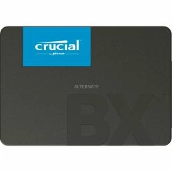 SATA SSD Crucial BX500 1 TB, SSD (schwarz, SATA 6 Gb/s, 2,5")