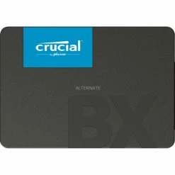 SATA SSD Crucial BX500 240 GB, SSD (schwarz, SATA 6 Gb/s, 2,5")