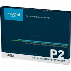 M.2 SSD Crucial P2 500 GB, SSD (PCIe 3.0 X4, NVMe, M.2 2280) -SSD Festplatten Verkäufe Crucial P2 500 GB SSD@@1703217 2