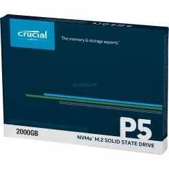 M.2 SSD Crucial P5 2 TB, SSD (PCIe 3.0 X4, NVMe, M.2 2280) -SSD Festplatten Verkäufe Crucial P5 2 TB SSD@@1703244 3