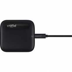 Crucial X6 Portable SSD 500 GB, Externe SSD (schwarz, USB-C 3.2 Gen 2 (10 Gbit/s)) -SSD Festplatten Verkäufe Crucial X6 Portable SSD 500 GB Externe SSD@@1759588 3