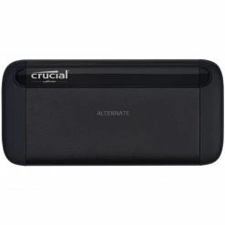 Crucial X8 Portable SSD 1 TB, Externe SSD (schwarz, USB-C 3.2 (10 Gbit/s))