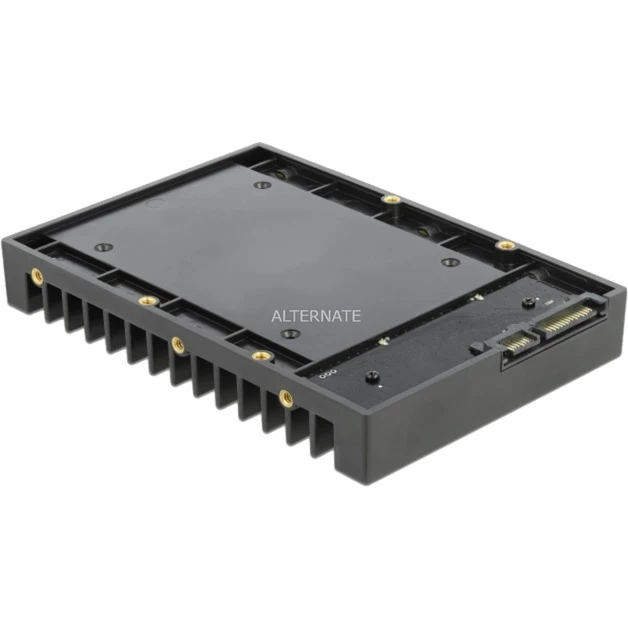 SSD Zubehör DeLOCK 3.5" Einbaurahmen Für 2.5" SATA Laufwerk (schwarz) – Bild 3