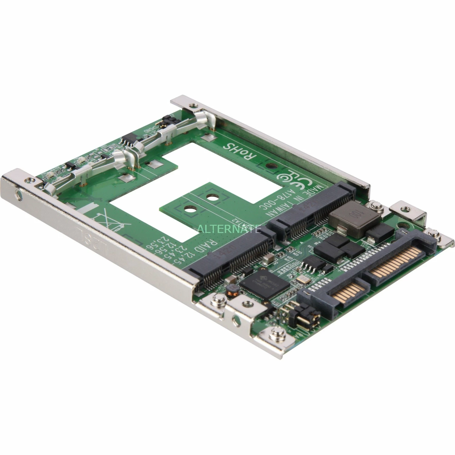 Hardware DeLOCK Konverter 2,5" SATA 22 Pin Auf MSATA Mit RAID, Adapter
