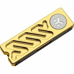 Festplattenkühler EKWB EK-Quantum Convection M.2 NVMe - Gold, Kühlkörper (gold, Unterstützt M.2 2280 SSD)