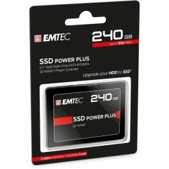 SATA SSD Emtec X150 SSD Power Plus 240 GB (schwarz, SATA 6 Gb/s, 2,5") -SSD Festplatten Verkäufe Emtec X150 SSD Power Plus 240 GB@@imimj0 2