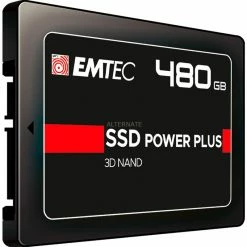 SATA SSD Emtec X150 SSD Power Plus 480 GB (schwarz, SATA 6 Gb/s, 2,5")