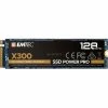 M.2 SSD Emtec X300 M2 SSD Power Pro 128 GB (PCIe 3.0 X4, NVMe, M.2 2280)