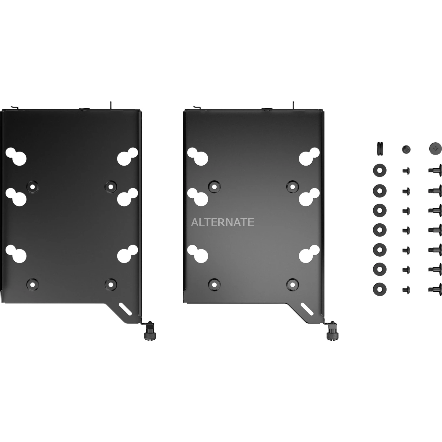 SSD Zubehör Fractal Design HDD Tray Kit – Type-B (2-pack), Einbaurahmen (schwarz, 2 Stück) – Bild 2