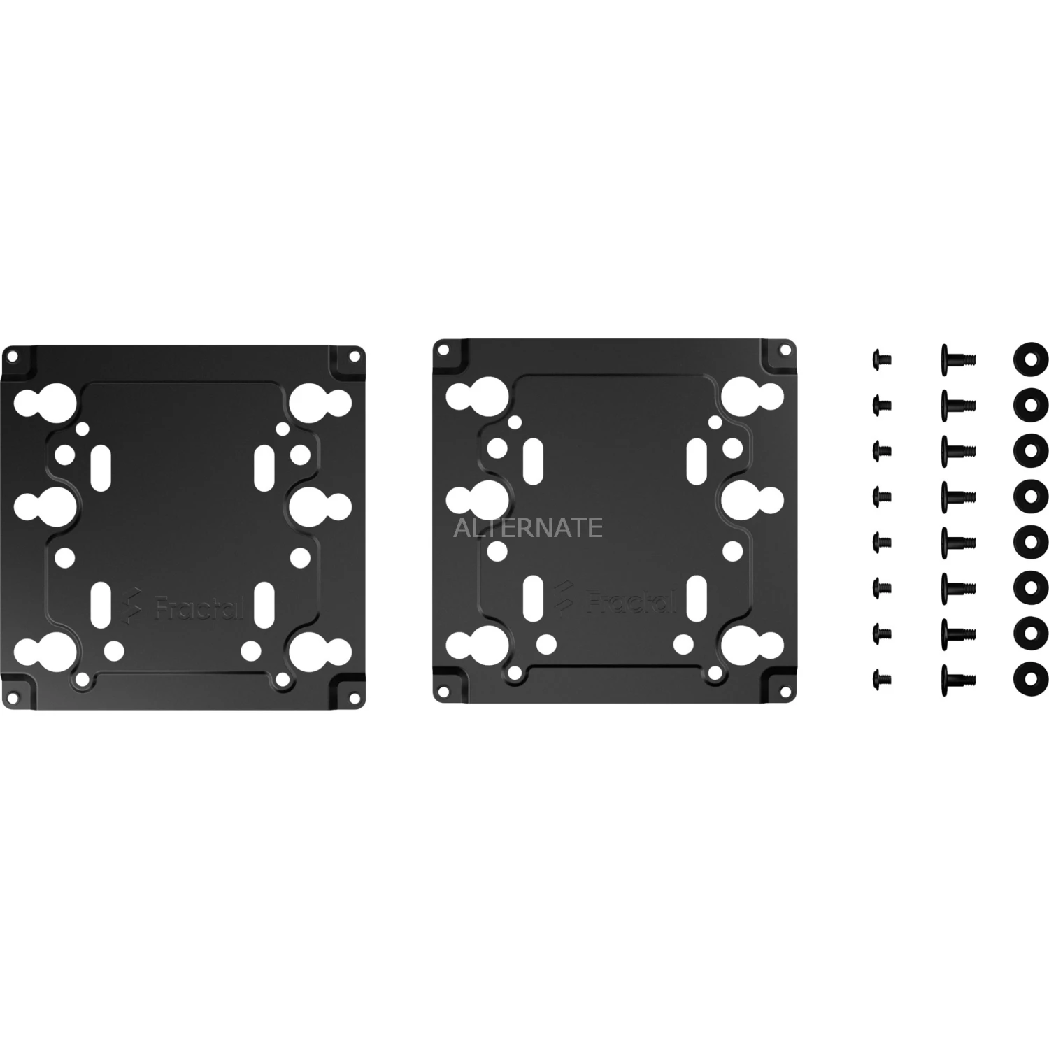 SSD Zubehör Fractal Design Universal Multibracket – Type A (2-pack), Einbaurahmen (schwarz) – Bild 2