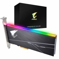 PCIe SSD GIGABYTE AORUS RGB AIC NVMe 512 GB, SSD (PCIe 3.0 X4, NVMe 1.3, AIC)
