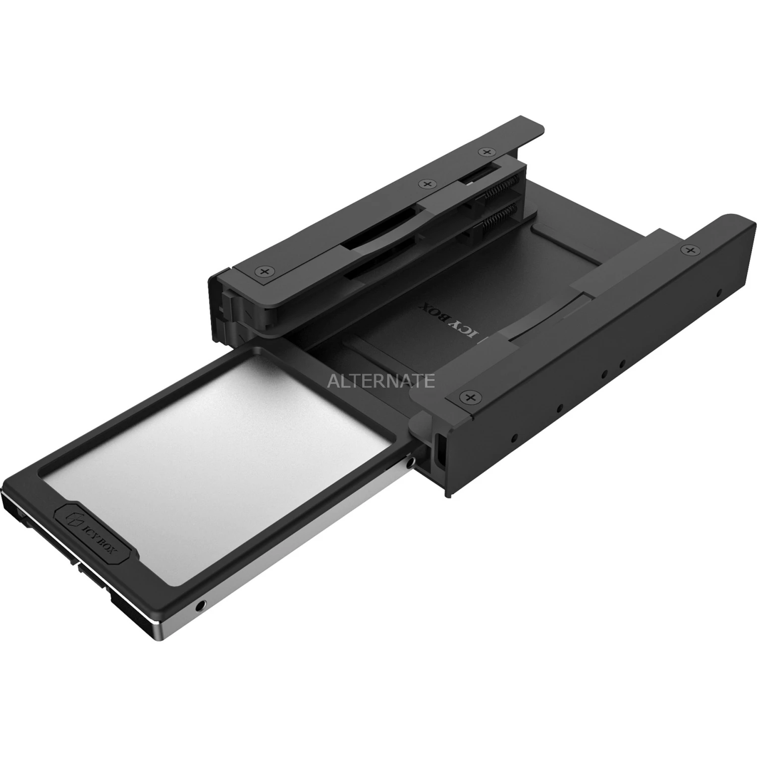 SSD Zubehör ICY BOX IB-AC729, Einbaurahmen (schwarz, Bauhöhe-Adapterrahmen) 6 SSD Zubehör ICY BOX IB-AC729, Einbaurahmen (schwarz, Bauhöhe-Adapterrahmen) – Bild 4