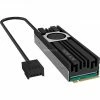 SSD Zubehör ICY BOX IB-M2HSF-703, Kühlkörper (schwarz)