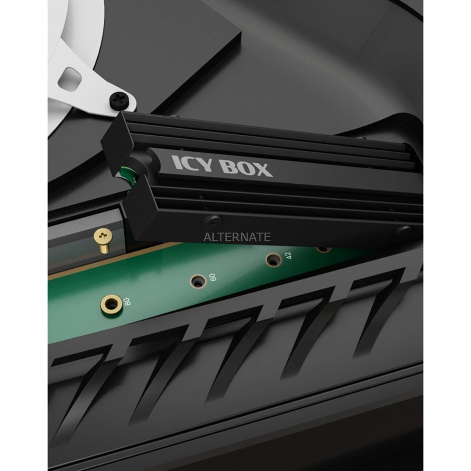 SSD Zubehör ICY BOX IB-M2HS-PS5, Kühlkörper (schwarz, M.2 SSD Kühlkörper Für PlayStation 5) 6 SSD Zubehör ICY BOX IB-M2HS-PS5, Kühlkörper (schwarz, M.2 SSD Kühlkörper Für PlayStation 5) – Bild 4