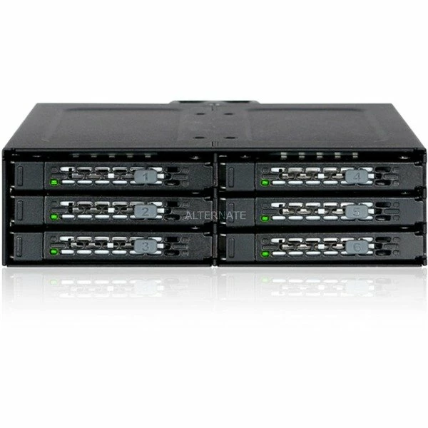 Festplatten Wechselrahmen Icy Dock MB608SP-B, Wechselrahmen (schwarz) 5 Festplatten Wechselrahmen Icy Dock MB608SP-B, Wechselrahmen (schwarz) – Bild 3