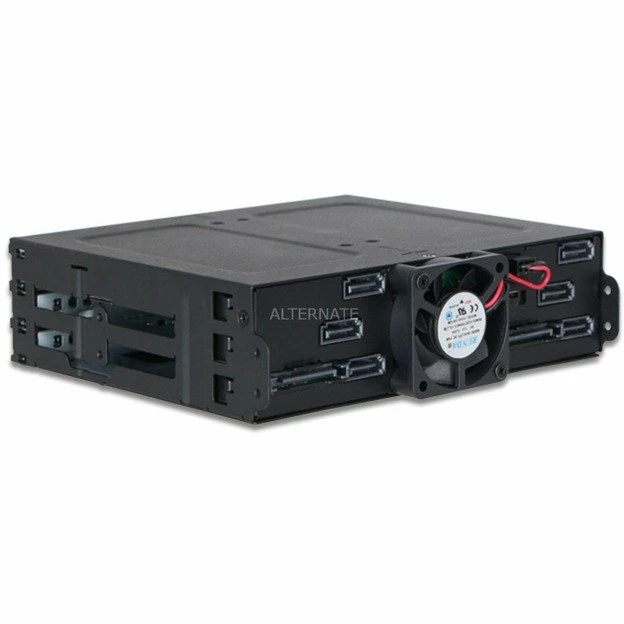 Festplatten Wechselrahmen Icy Dock MB608SP-B, Wechselrahmen (schwarz) 8 Festplatten Wechselrahmen Icy Dock MB608SP-B, Wechselrahmen (schwarz) – Bild 6