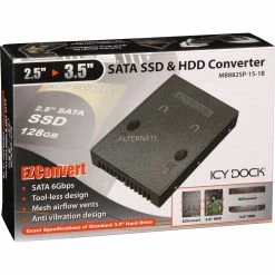 SSD Zubehör Icy Dock MB882SP-1S-1, Einbaurahmen (schwarz, Retail) -SSD Festplatten Verkäufe Icy Dock MB882SP 1S 1 Einbaurahmen@@awb 67 3