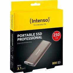 Intenso Externe SSD Professional 250 GB (braun, USB-C 3.2 Gen 2 (10 Gbit/s)) -SSD Festplatten Verkäufe Intenso Externe SSD Professional 250 GB@@imimxe01 3