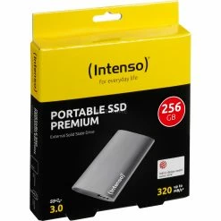 Intenso Portable SSD Premium 256 GB, Externe SSD (anthrazit, USB-A 3.2 Gen 1 (5 Gbit/s), 1,8") -SSD Festplatten Verkäufe Intenso Portable SSD Premium 256 GB Externe SSD@@imimxb01 2