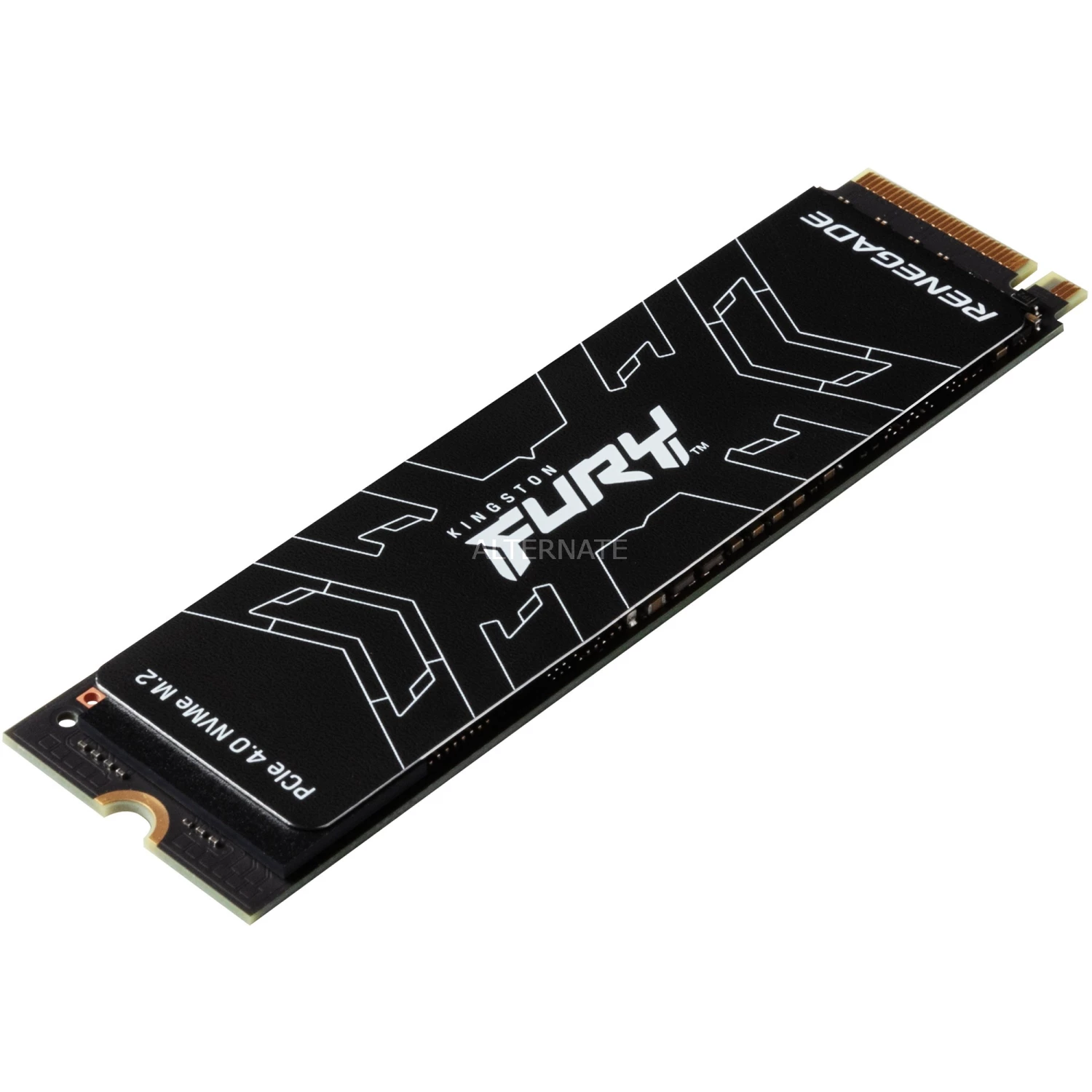 M.2 SSD Kingston FURY Renegade 4 TB, SSD (schwarz, PCIe 4.0 X4, NVMe, M.2 2280) 4 M.2 SSD Kingston FURY Renegade 4 TB, SSD (schwarz, PCIe 4.0 X4, NVMe, M.2 2280) – Bild 2