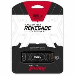 M.2 SSD Kingston FURY Renegade 500 GB, SSD (schwarz, PCIe 4.0 X4, NVMe, M.2 2280) -SSD Festplatten Verkäufe Kingston FURY Renegade 500 GB SSD@@1791566 34