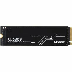 M.2 SSD Kingston KC3000 4096 GB, SSD (schwarz, PCIe 4.0 X4, NVMe, M.2 2280)