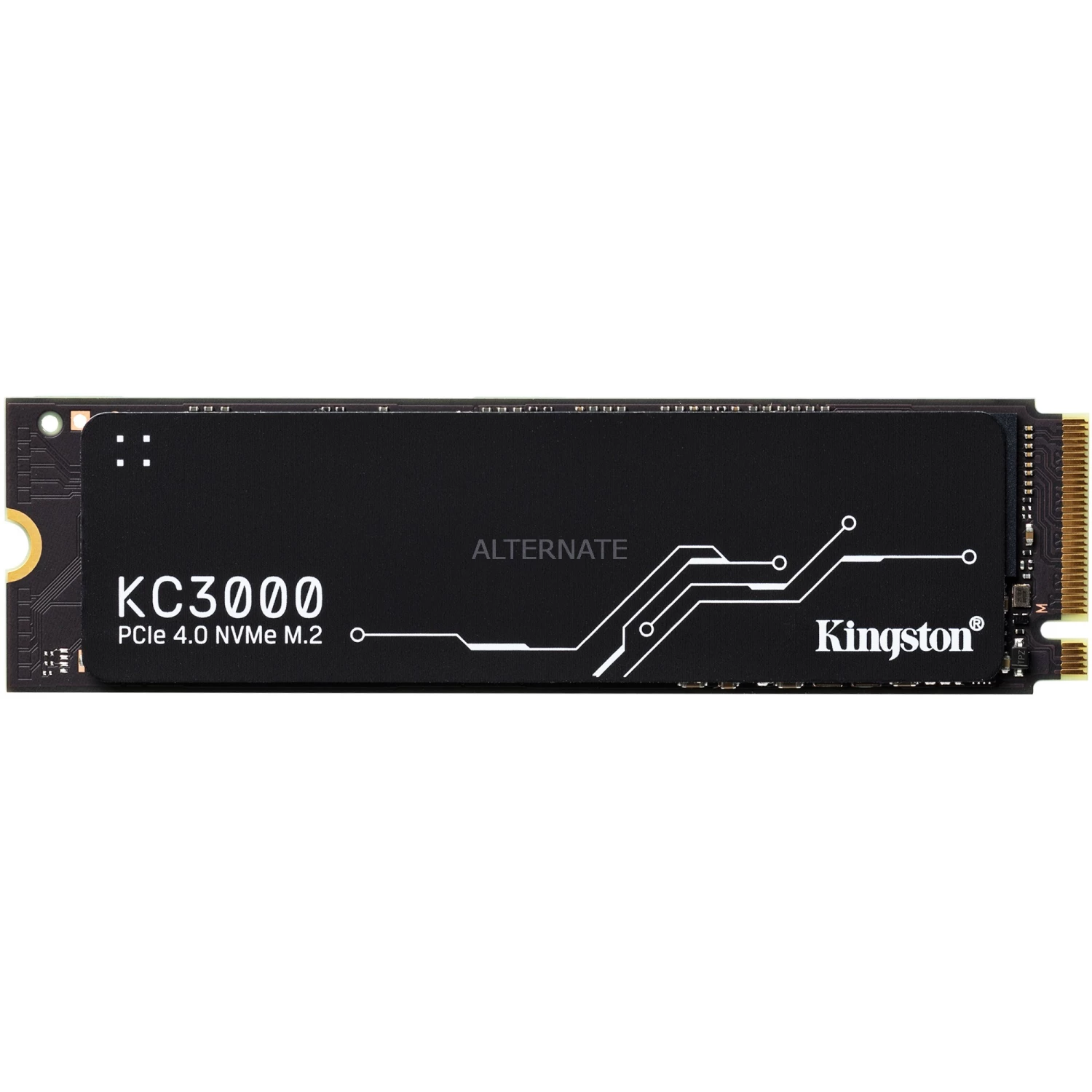 M.2 SSD Kingston KC3000 512 GB, SSD (schwarz, PCIe 4.0 X4, NVMe, M.2 2280) 3 M.2 SSD Kingston KC3000 512 GB, SSD (schwarz, PCIe 4.0 X4, NVMe, M.2 2280)