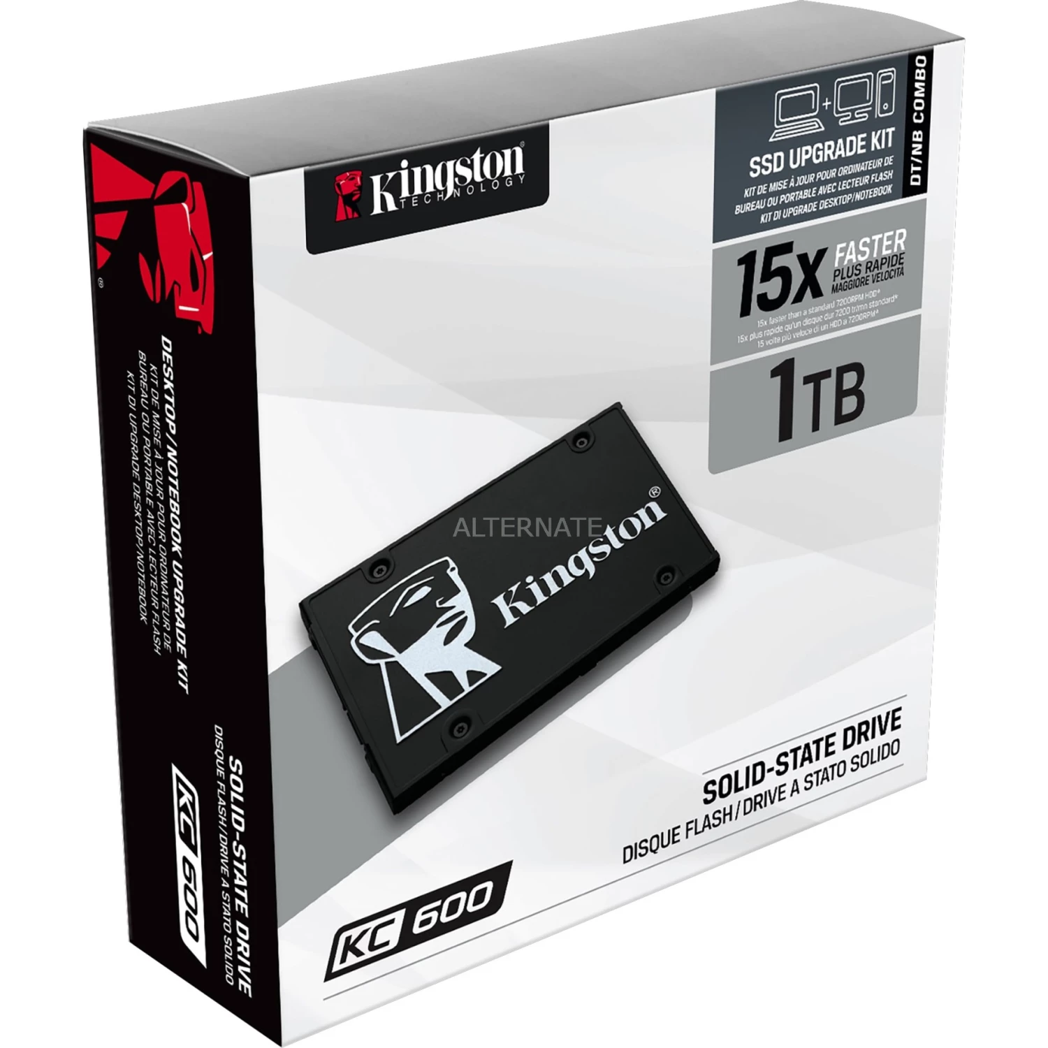 SATA SSD Kingston KC600B 1024 GB, SSD (schwarz, SATA 6 Gb/s, 2,5") 6 SATA SSD Kingston KC600B 1024 GB, SSD (schwarz, SATA 6 Gb/s, 2,5") – Bild 4