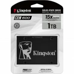 SATA SSD Kingston KC600 1024 GB, SSD (schwarz, SATA 6 Gb/s, 2,5") -SSD Festplatten Verkäufe Kingston KC600 1024 GB SSD@@imkm2b16 3