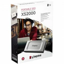 Kingston XS2000 Portable SSD 2 TB, Externe SSD (silber/schwarz, USB-C 3.2 Gen 2x2 (20 Gbit/s)) -SSD Festplatten Verkäufe Kingston XS2000 Portable SSD 2 TB Externe SSD@@1780570 3