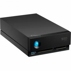 LaCie 1big Dock Pro 2 TB, Externe SSD (schwarz, 2x Thunderbolt 3)