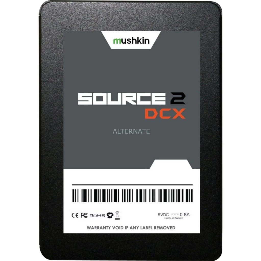 SATA SSD Mushkin Source 2 DCX 1,92 TB, SSD (schwarz, SATA 6 Gb/s, 2,5", SED) 4 SATA SSD Mushkin Source 2 DCX 1,92 TB, SSD (schwarz, SATA 6 Gb/s, 2,5", SED) – Bild 2