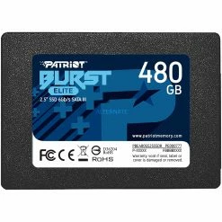 SATA SSD Patriot Burst Elite 480 GB, SSD (schwarz, SATA 6 Gb/s, 2,5") -SSD Festplatten Verkäufe Patriot Burst Elite 480 GB SSD@@1712140 1