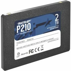 SATA SSD Patriot P210 2 TB, SSD (schwarz, SATA 6 Gb/s, 2,5")