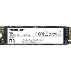 M.2 SSD Patriot P300 1 TB, SSD (PCIe 3.0 X4, NVMe 1.3, M.2 2280)