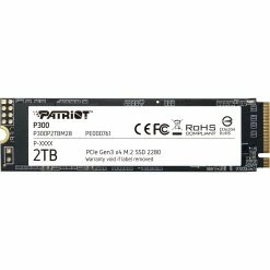 M.2 SSD Patriot P300 2 TB, SSD (PCIe 3.0 X4, NVMe 1.3, M.2 2280)