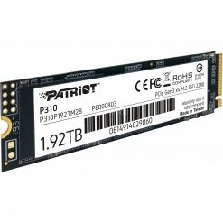 M.2 SSD Patriot P310 1,92 TB, SSD (PCIe 3.0 X4, NVMe 1.3, M.2 2280)