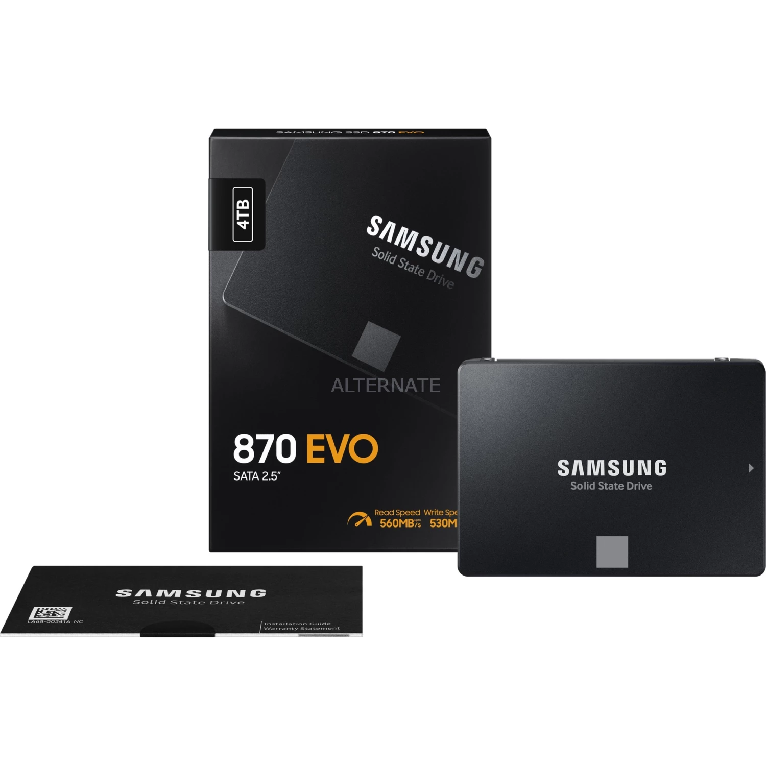 SATA SSD SAMSUNG 870 EVO 4 TB, SSD (SATA 6 Gb/s, 2,5", Intern) 8 SATA SSD SAMSUNG 870 EVO 4 TB, SSD (SATA 6 Gb/s, 2,5", Intern) – Bild 6