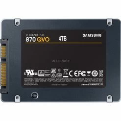 SATA SSD SAMSUNG 870 QVO 4 TB, SSD (grau, SATA 6 Gb/s, 2,5", Intern) -SSD Festplatten Verkäufe SAMSUNG 870 QVO 4 TB SSD@@immm4b01 34