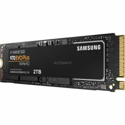 M.2 SSD SAMSUNG 970 EVO Plus 2 TB, SSD (schwarz, PCIe 3.0 X4, NVMe 1.3, M.2 2280, Intern) -SSD Festplatten Verkäufe SAMSUNG 970 EVO Plus 2 TB SSD@@imlm4x10 2