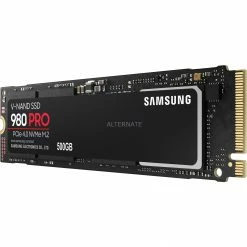 M.2 SSD SAMSUNG 980 PRO 500 GB, SSD (PCIe 4.0 X4, NVMe 1.3c, M.2 2280, Intern) -SSD Festplatten Verkäufe SAMSUNG 980 PRO 500 GB SSD@@1670613 2