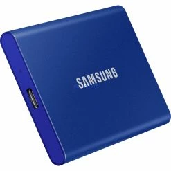 SAMSUNG Portable SSD T7 1TB, Externe SSD (blau, USB-C 3.2 Gen 2 (10 Gbit/s), Extern) -SSD Festplatten Verkäufe SAMSUNG Portable SSD T7 1TB Externe SSD@@imkm4e07 32